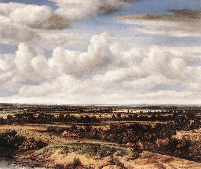 KONINCK, Philips Panorama View of Dunes and a River g China oil painting art